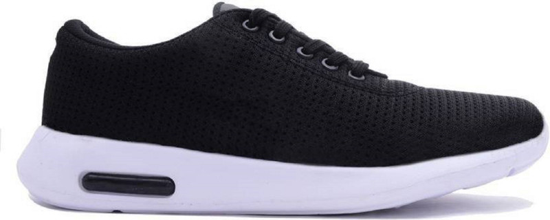 ample shoe Capsule- Black Walking Shoes For Men(Black)