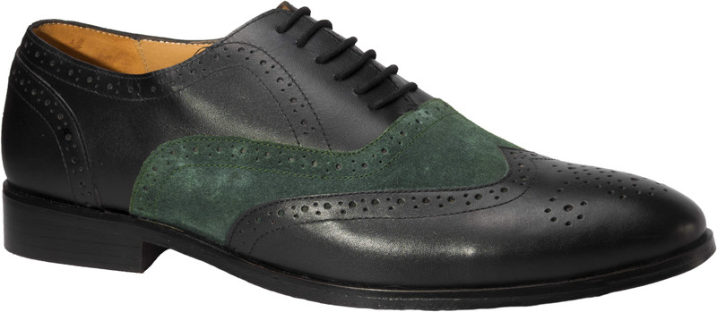 iron tailor Designer Black Lace Up For Men(Black)