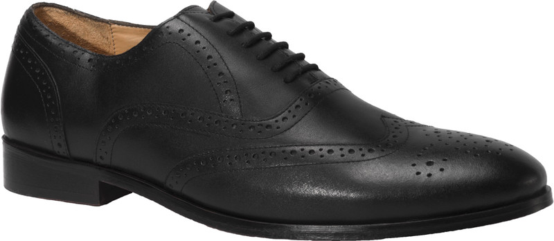 iron tailor BROGUe Brogues For Men(Black)