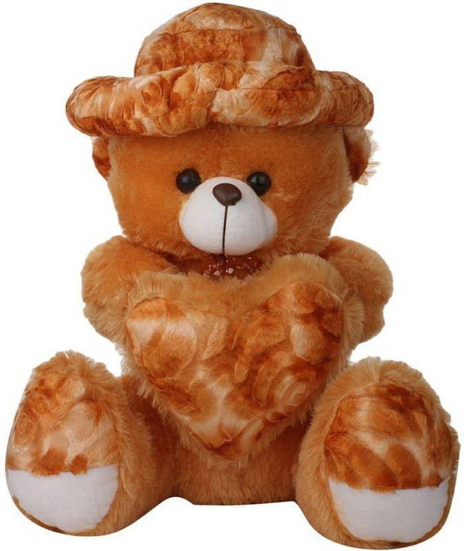 Gifteria 3 Feet Soft Brown CAP Teddy Bear W/Dil Very Beautiful Best Quality For Valentine Gift FOR GIRLFRIEND - 89 cm(Brown)