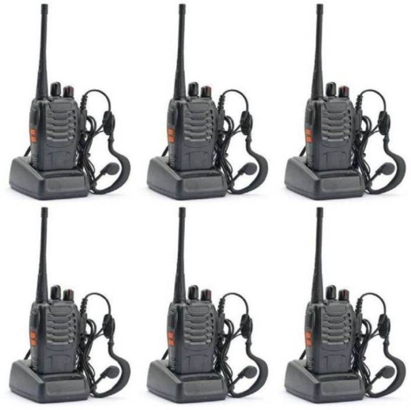 Mezire 888S BAOFENG Wire Less Phone Walkie Talkie UHF 400-470MHz 16CH CTCSS/DCS Handheld Amateur Radio 2 Way Radio Long Range, Black (6 Pack) Walkie Talkie(Black) Mezire 888S BAOFENG Wire Less Phone Walkie Talkie UHF 400-470MHz 16CH CTCSS/DCS Handheld Amateur Radio 2 Way Radio Long Range, Black (6 Pack) Walkie Talkie(Black)
