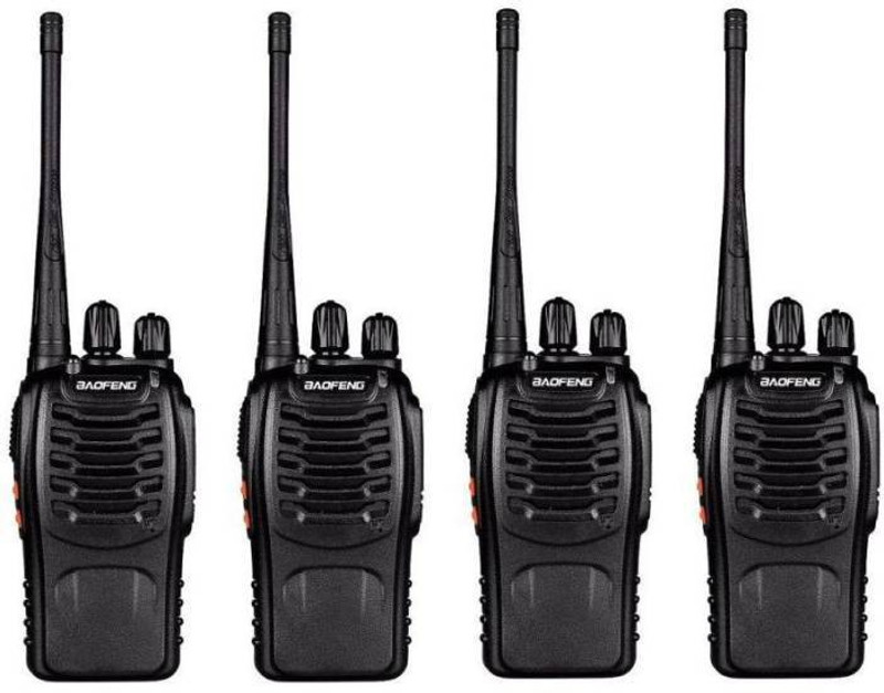 Zeom BF-888S Baofeng Bf-888S 4-Way Radios Walkie-Talkies Long Range Handheld Radios Pack of 4 Walkie Talkie(Black) Zeom BF-888S Baofeng Bf-888S 4-Way Radios Walkie-Talkies Long Range Handheld Radios Pack of 4 Walkie Talkie(Black)