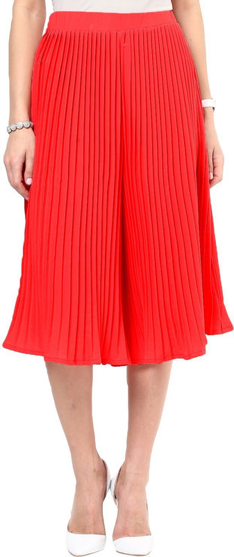 Uptownie Lite Pleat Me Right Culottes Women Red Capri
