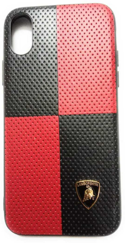 vendees hub Back Cover for Apple iPhone XS, Apple iPhone X(Red Black, Shock Proof)