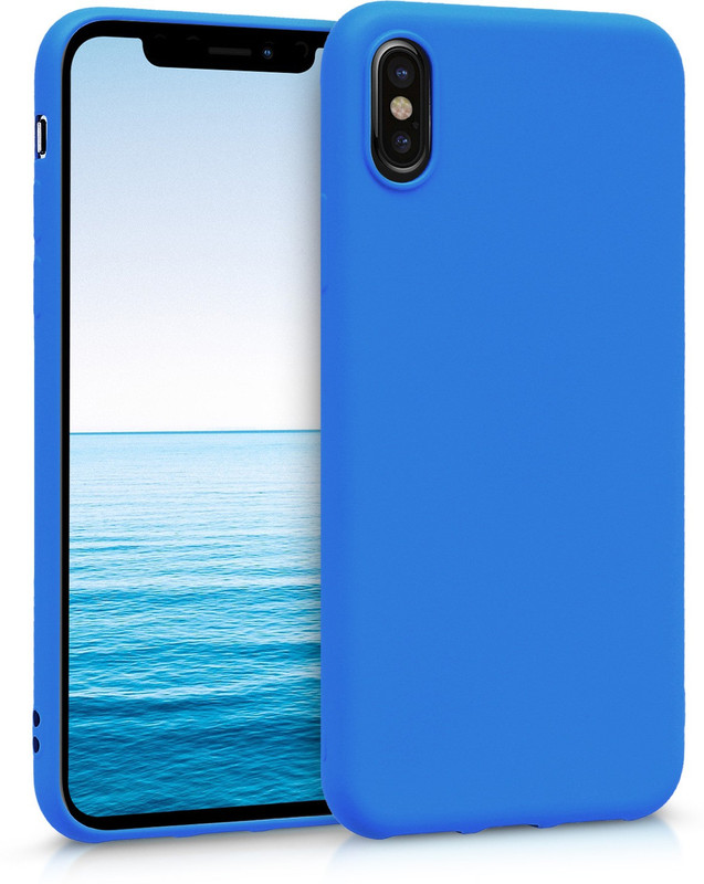vendees hub Bumper Case for Apple iPhone XS, Apple iPhone X(Sky Blue, Shock Proof)