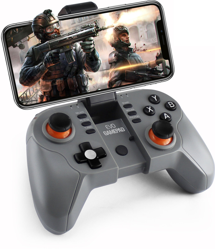 Amkette Evo Gamepad Go Bluetooth Gamepad(Black-Grey, For Android) Amkette Evo Gamepad Go Bluetooth Gamepad(Black-Grey, For Android)
