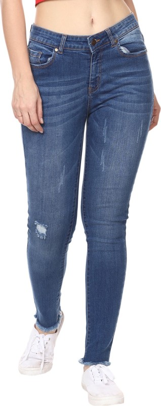 Broadstar Premium Denim Skinny Women Blue Jeans