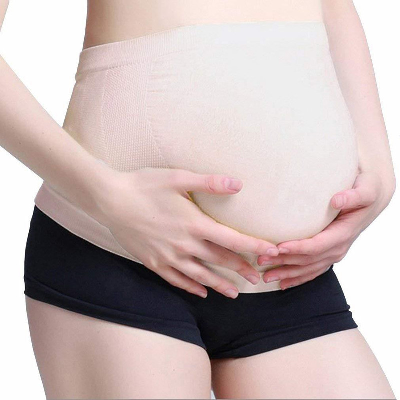 sbe 1Pc Pregnancy Women Maternity Support Belt, Back Bump Belly Waistband For Baby Care Strap(Beige, XL)(Beige)
