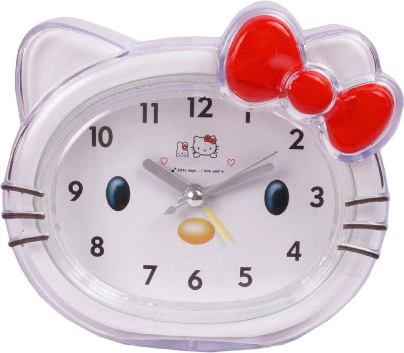 hallow kity Analog White Clock
