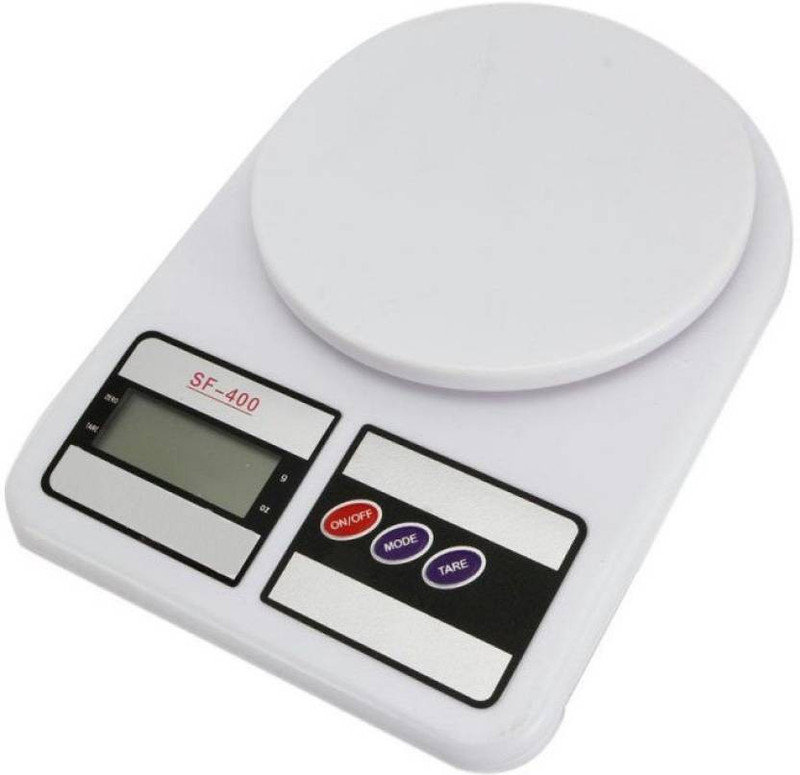 GLOWISH UPTO 10 Kg CAPACITY Weighing Scale(White)