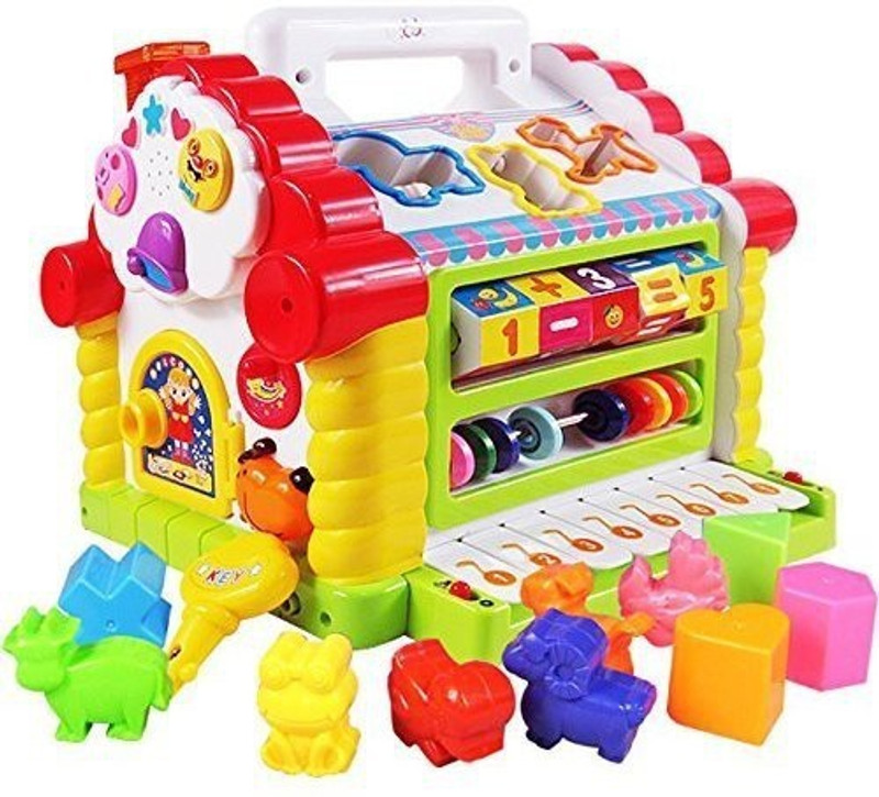 Smartcraft Colorful and Attractive Funny Cottage Educational Toy, Learning House(Multicolor)