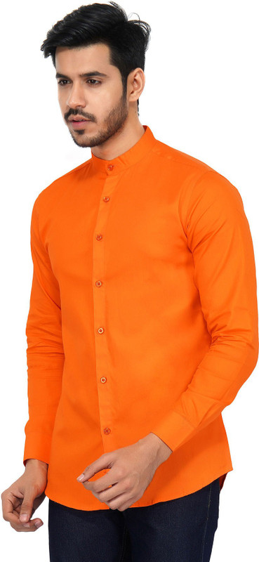 Orange on sale shirt mens