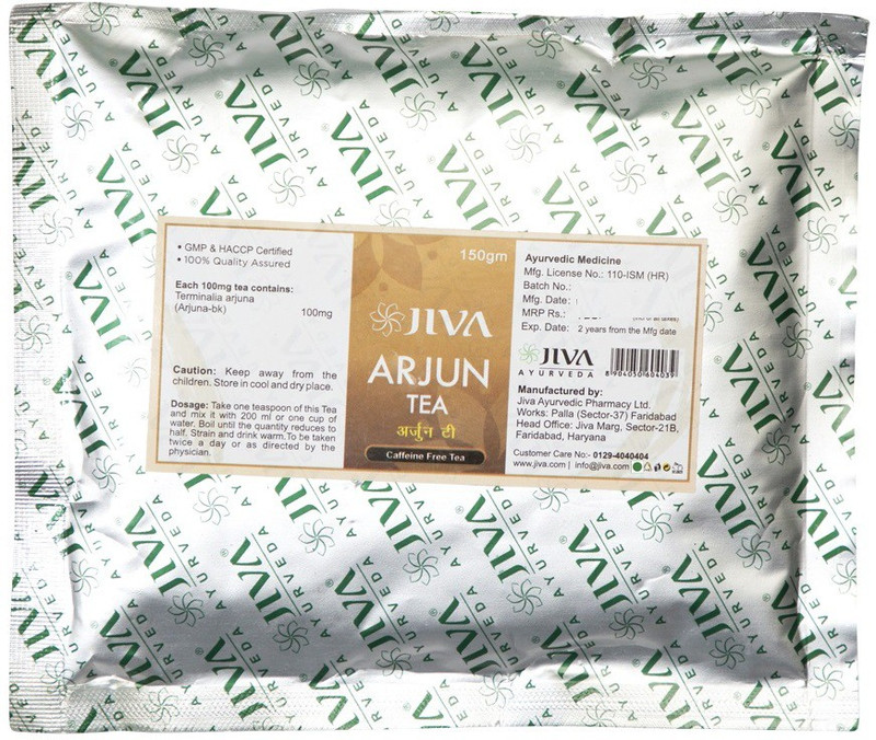 Jiva Arjuna Tea (150 gm) Pack of 2 Unflavoured Herbal Tea Pouch(150 g)