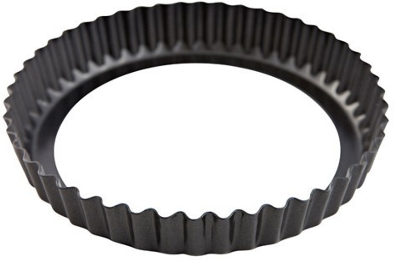 Jazz My Mobile Non Stick Removable Bottom 5.5 Inch Mini Quiche Pans / Mini Tart Pan Pizza Maker(Black)