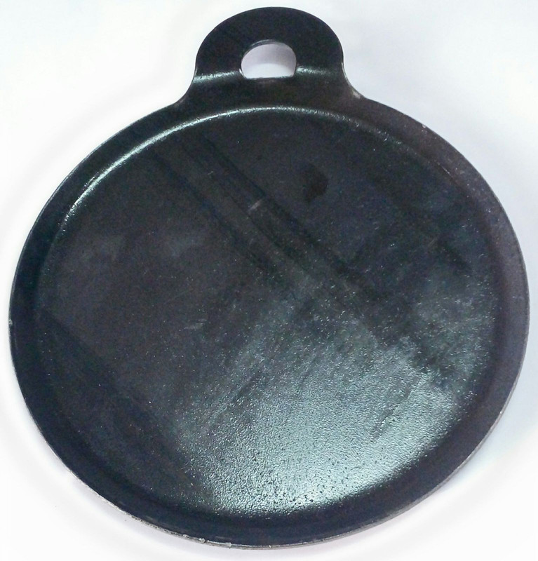 Jayam IRON DOSA TAWA 10" DIA / FLAT DESIGN / RAISED BORDER WITH DOSA TURNER Tawa 26 cm diameter(Iron, Non-stick, Induction Bottom)