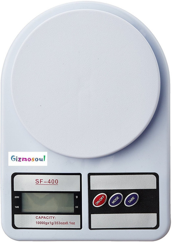 gizmosoul personal electronic kitchen scale Weighing Scale(White)