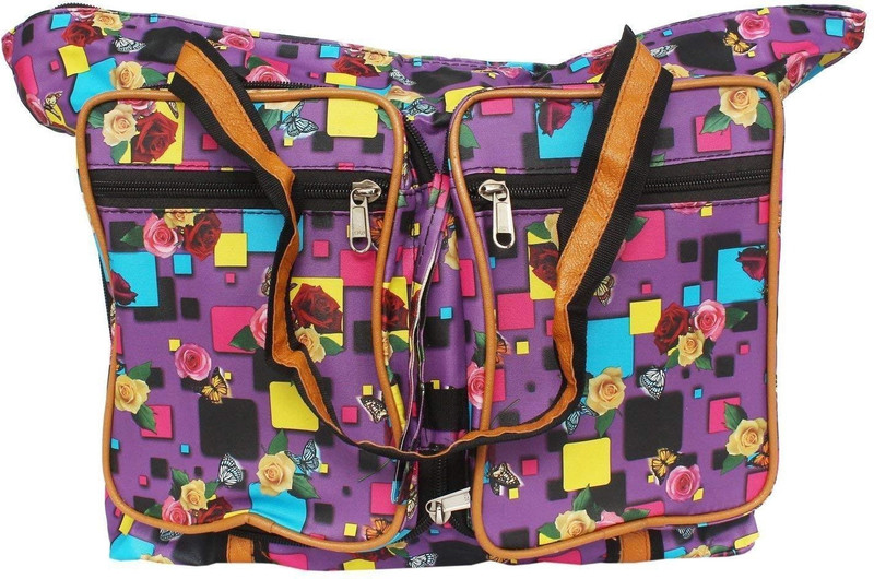 Bagaholics Multi purpose Water Proof Shopping bag Foldable Handbag Large Capacity Travel Luggage Bag Waterproof Multipurpose Bag(Purple, 10 L)