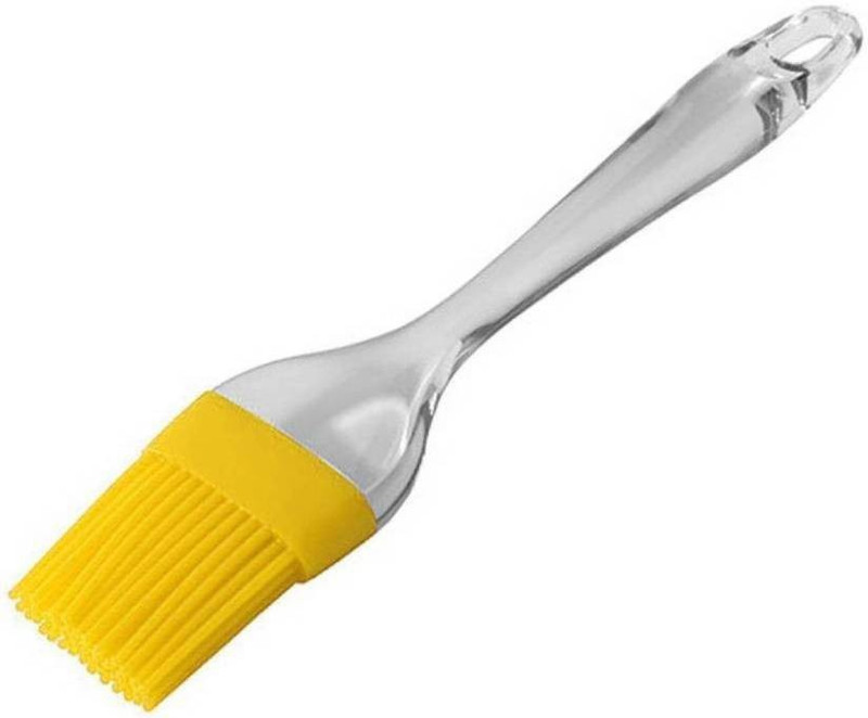KitchenFest ® Full Silicone Spatula and Pastry Brush for Cake Mixer, Decorating, Cooking, Baking and Glazing Silicone Flat Pastry Brush(Pack of 2)