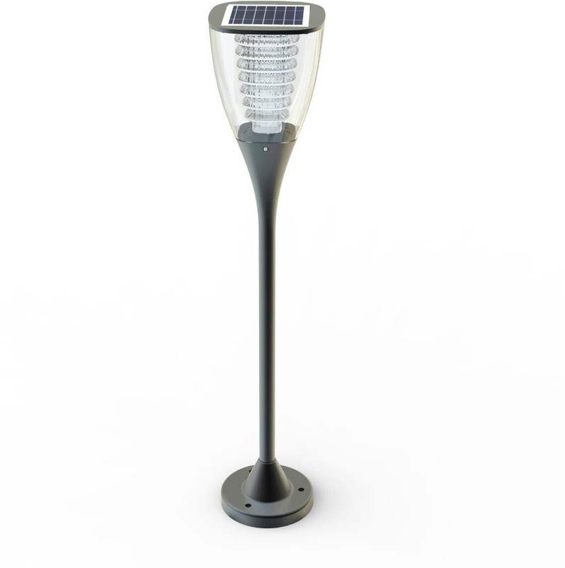 tapetum Solar Garden Light All in One Integrated White Emergency Light(Grey)