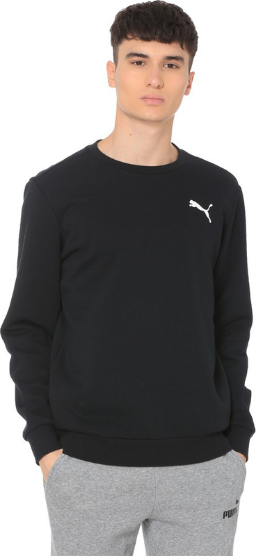 Puma full sleeve solid men's sweatshirt top
