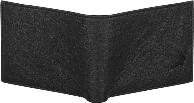 wildedge Men Black Artificial Leather Wallet(6 Card Slots)