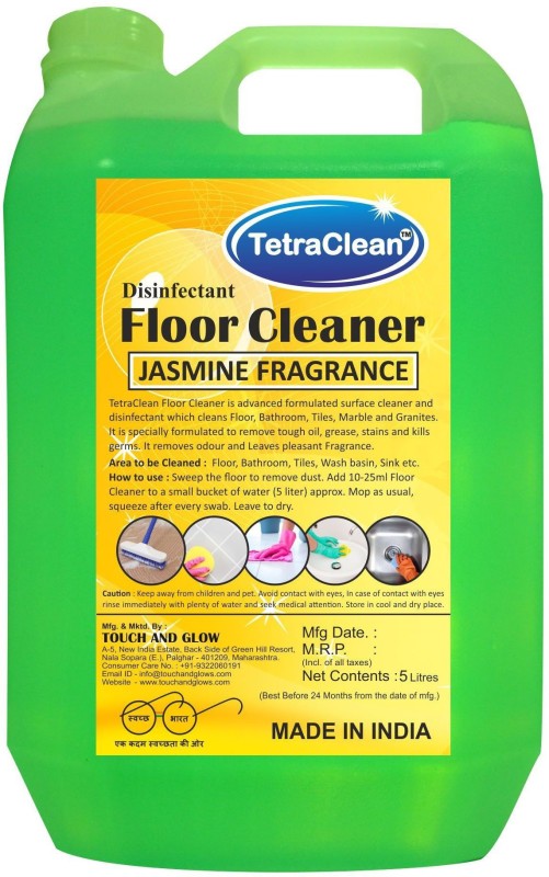 TetraClean Jasmine Disinfectant Floor Cleaner Jasmine(5 L) RS.2100 (52.00% Off) - Flipkart