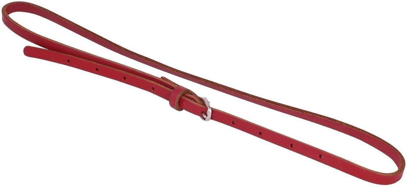 trysco Women Party, Casual Red Genuine Leather Belt