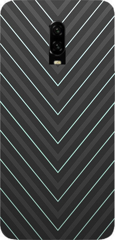 caseloon Back Cover for One Plus 6T(Black, 3D Case)
