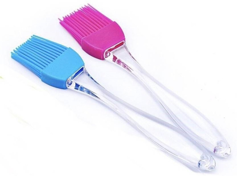 MobFest High Quality Cooking Non-Stick Silicone Flat Pastry Brush Silicone Flat Pastry Brush(Pack of 2)
