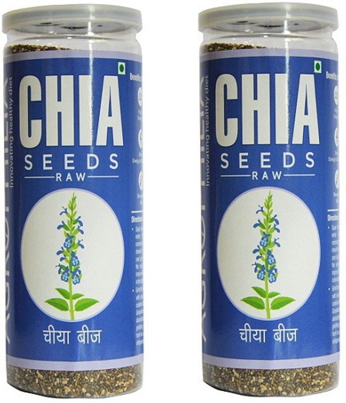 Agrophilia Chia Seeds(400 g, Pack of 2)