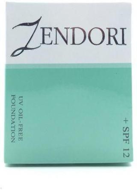 zendori UV Oil Free Foundation SPF 12 (02) Foundation(02 pink color for two colors, 10 g)