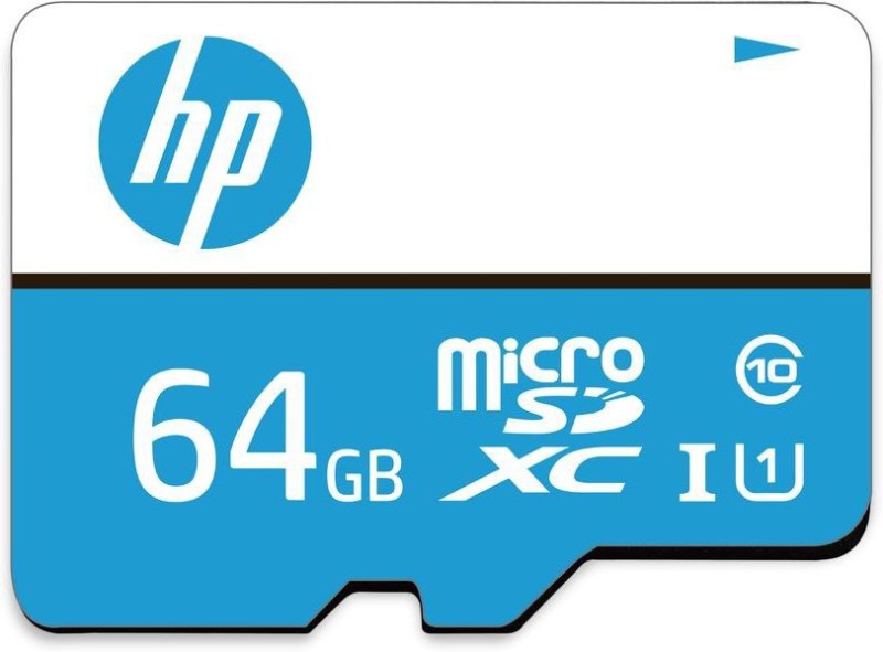 HP U1 64 GB MicroSDHC Class 10 100 Mbps  Memory Card RS.849 (71.00% Off) - Flipkart
