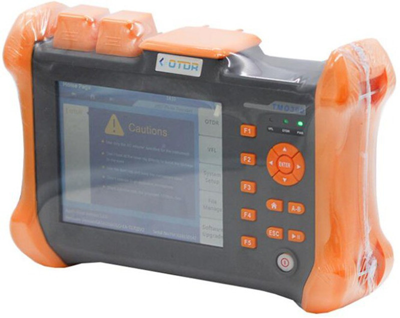 wpt Handheld OTDR -SM-A OTDR 1310/1550nm 32/30dB,Integrated , Touch Screen Optical Time Domain Reflectometer Digital Multimeter(Black 8000 Counts)