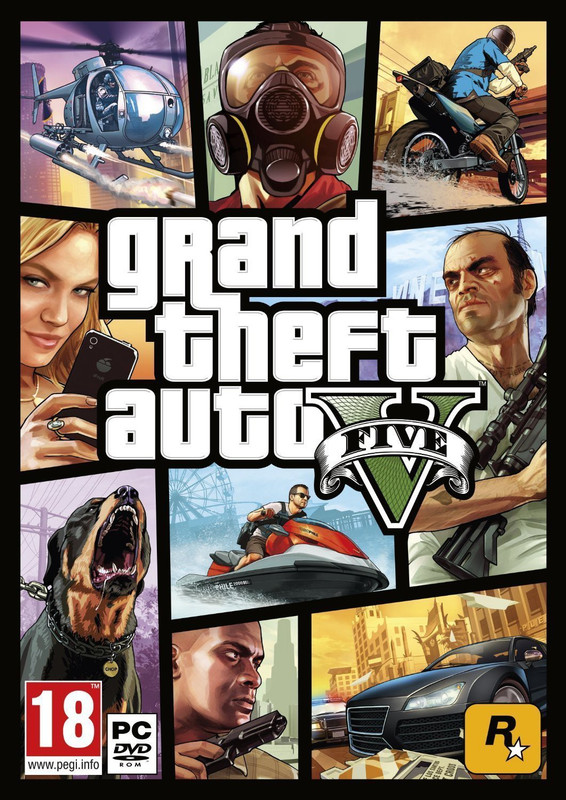 GTA V PC GAME DVD 9 Premium Edition(Code in the Box - for PC)