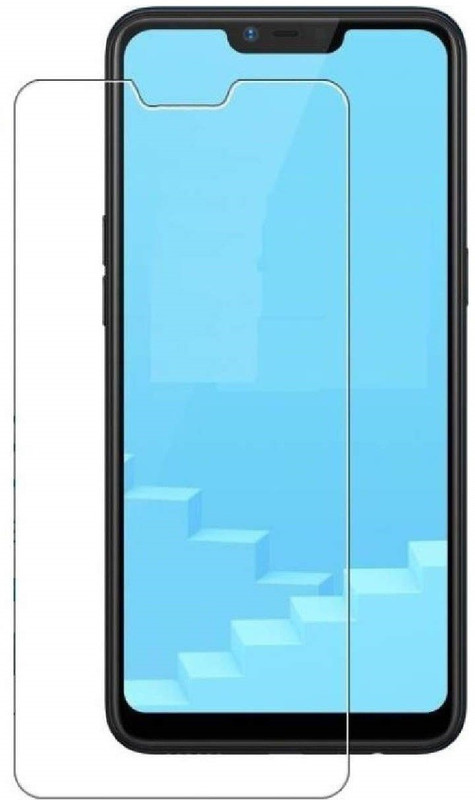 craftech Tempered Glass Guard for OPPO A5, Oppo A3s, Realme 2, Realme C1, Realme C1(Pack of 1)