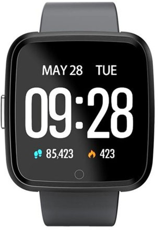 xport Y7 Fitness Black Smartwatch(Black Strap Free)