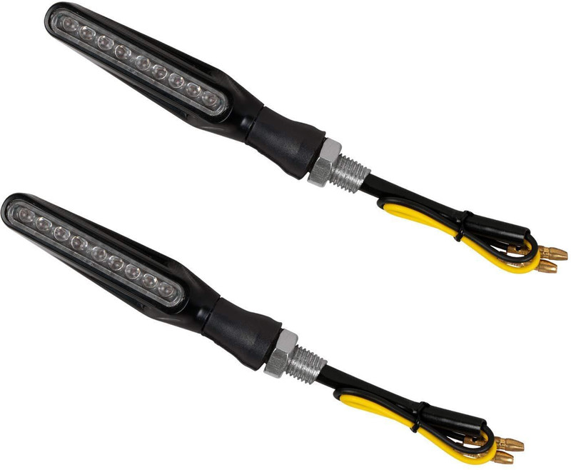casago Front, Rear LED Indicator Light for Universal For Bike Universal For Bike(Yellow)