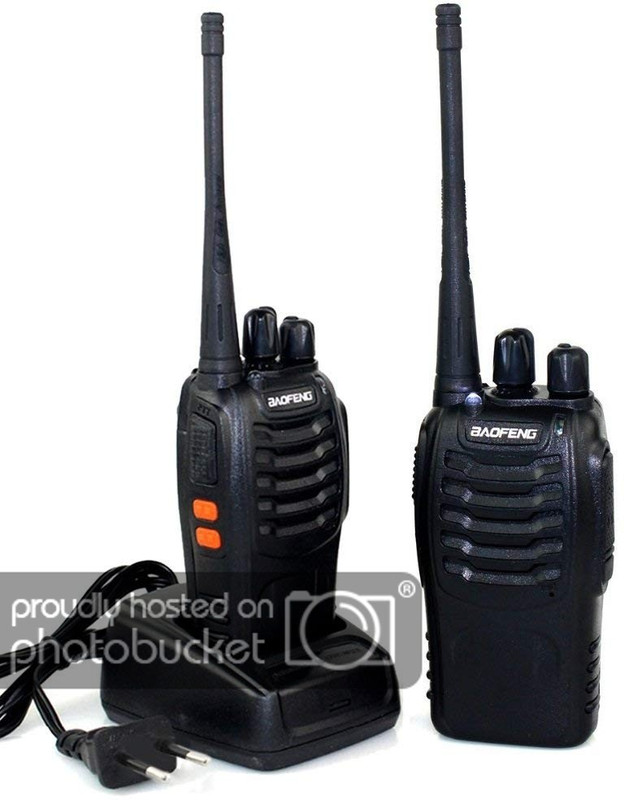 visionrabbit 888S Walkie-Talkie VHF/UHF FM Transceiver Portable Two-Way Radio Walkie Talkie - 2pcs. 888S Walkie-Talkie VHF/UHF FM Transceiver Portable Two-Way Radio Walkie Talkie - 2pcs. Walkie Talkie(Black)