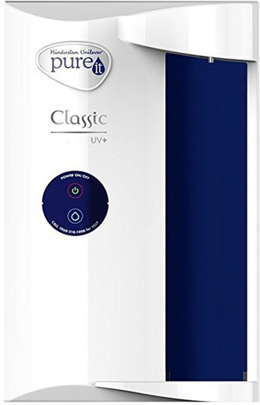 Pureit CLASSIC UV+ G2 DOUBLE PURITY LOCK 2 L UV Water Purifier(White)