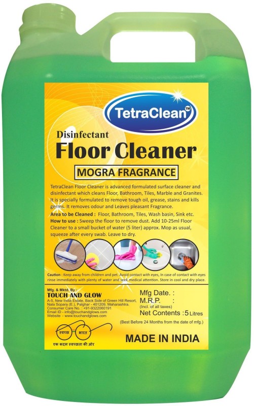 TetraClean Mogra Disinfectant Floor Cleaner Mogra(5 L) RS.2100 (52.00% Off) - Flipkart