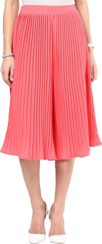 Uptownie Lite Pleat Me Right Culottes Women Orange Capri