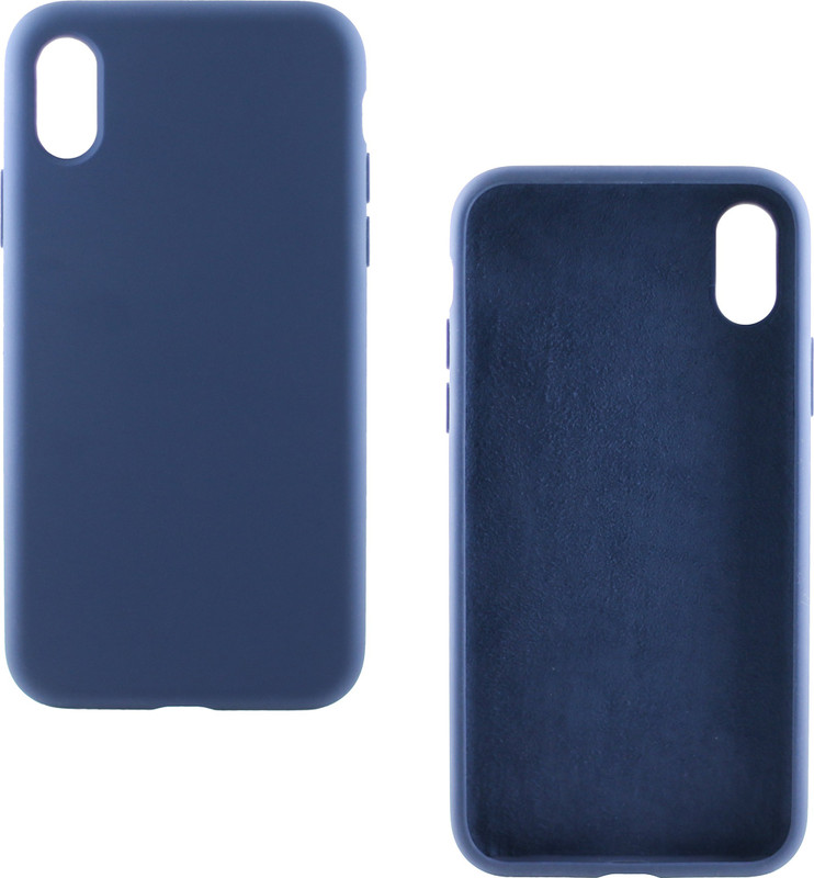 reewo Back Cover for Apple iPhone XS(navy blue, Shock Proof, Silicon)