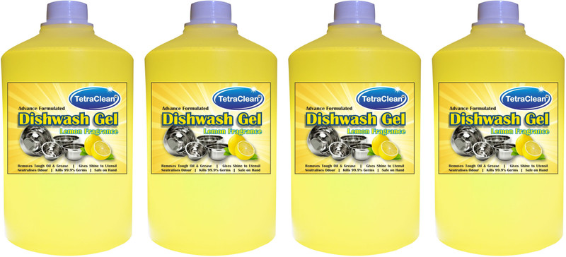 tetraclean Dish Wash Gel Dishwashing Detergent(4 L)