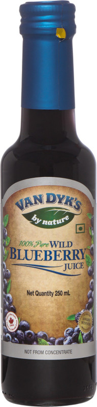 van dyk 100% Pure Blueberry Juice(250 ml)