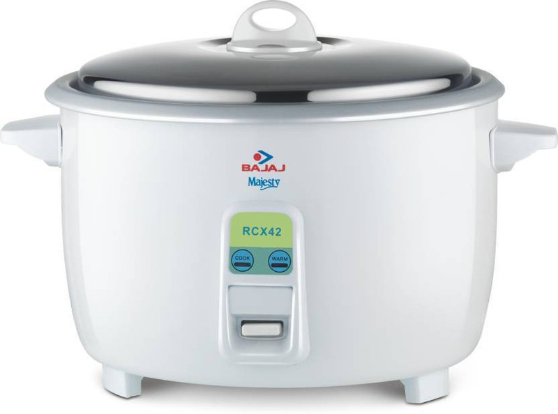 Bajaj RCX42 Electric Rice Cooker(4.2, White)