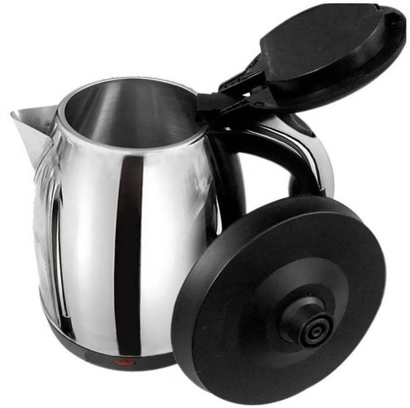 VK SKY ECVK-015 Stainless Steel Quick Heating Tea - Water Boiler Heater Pot Electric Kettle  Electric Kettle(1.5 L, Silver, Black)