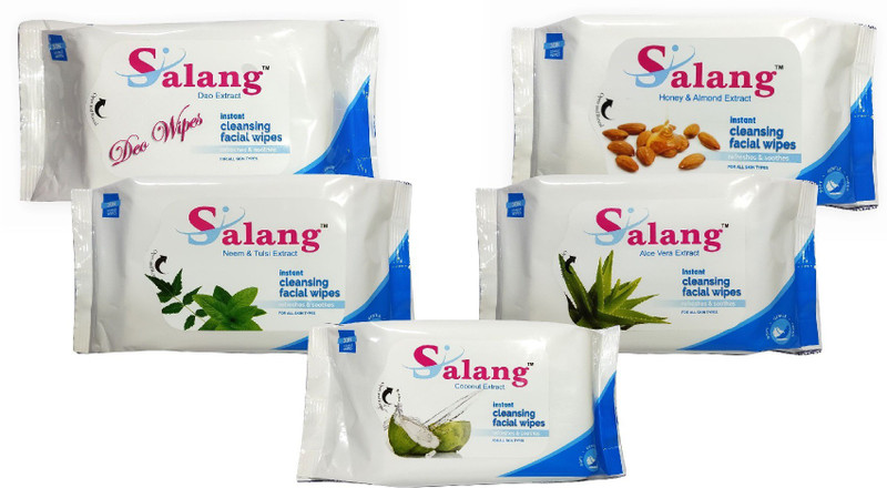 salang Every day cleansing wipes-5 flavour combo(30pcs/pack)(Pack of 30)