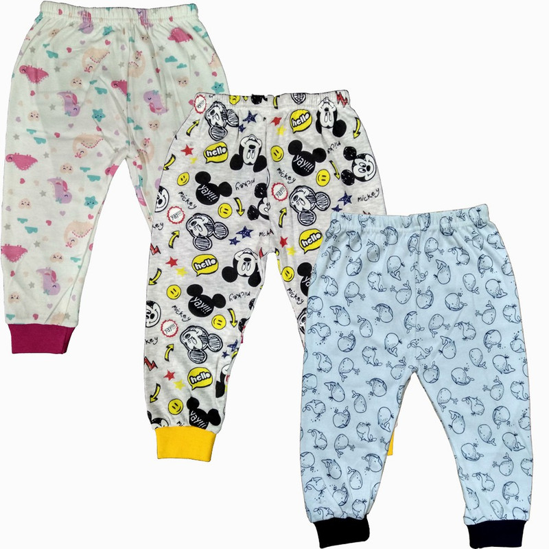 kidbee Track Pant For Boys & Girls(Multicolor, Pack of 3)