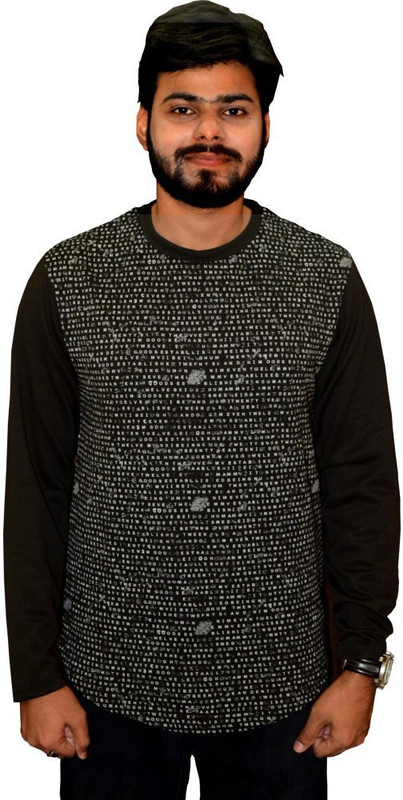 spirit fashion Printed Men Round Neck Multicolor T-Shirt