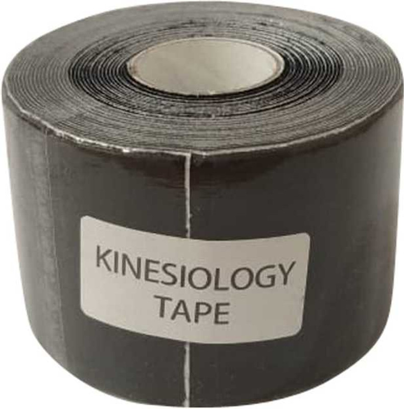 kinesio Physio tape black (5cm/5m) Adhesive Band Aid(Set of 1)